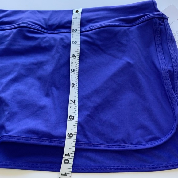 Athleta Women's Blue Swim Skort - Picture 4 of 7